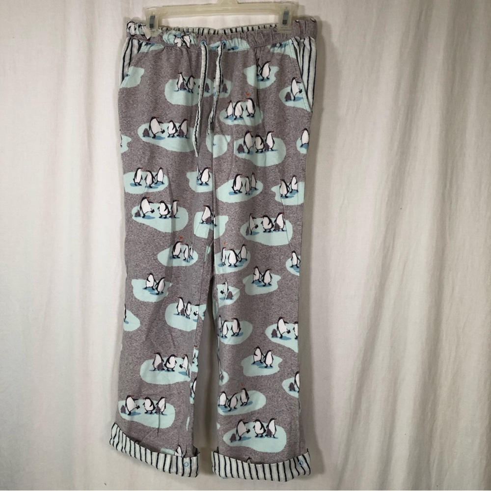 CLEARANCE 4/$15 Munki Munki Penguin Flannel PJ Pants Sz S